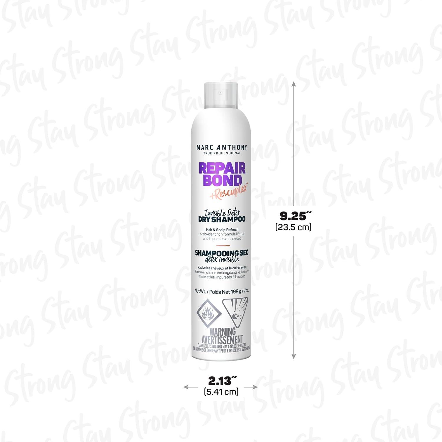 imageMarc Anthony Bonding Dry Shampoo Invisible Detox for Damaged Hair Repair Bond Rescuplex for Moisturizing Strengthening Hair Bonds amp Fuller Look 7 oz