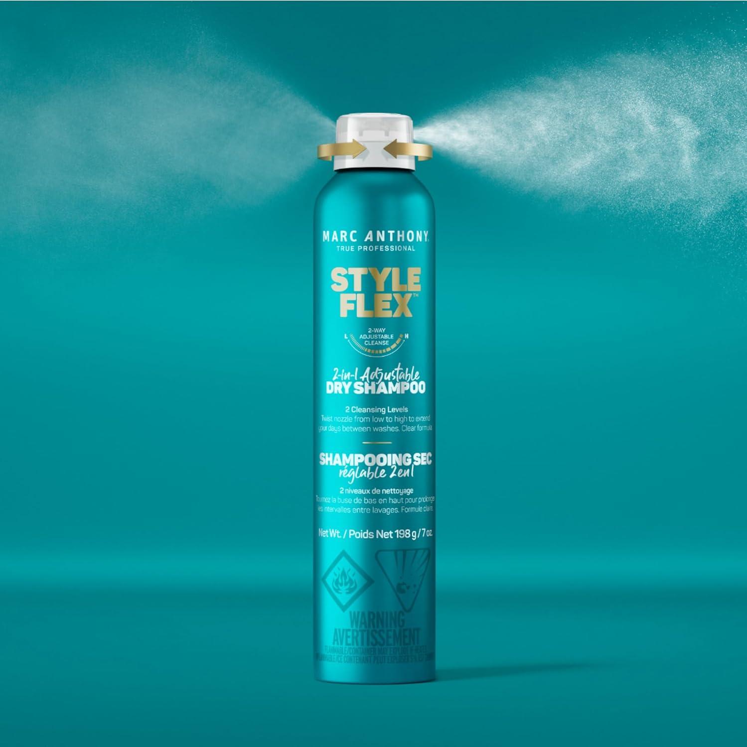 imageMarc Anthony Dry Shampoo for Women amp Men Style Flex 2in1 Adjustable Spray 2 Cleaning Levels Dry Shampoo for Refreshed WellGroomed Hair Between Washes All Hair Colors 7 oz