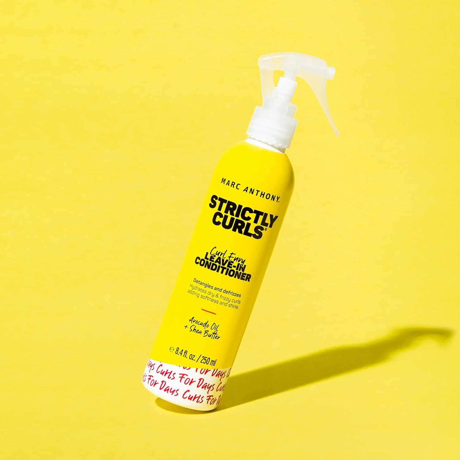 imageMarc Anthony LeaveIn Conditioner Spray Coconut Oil amp Shea Butter AntiFrizz Biotin Hair Detangler Spray to Moisturize for Softer Smoother Hair Sulfate Free Styling ProductStrictly Curls