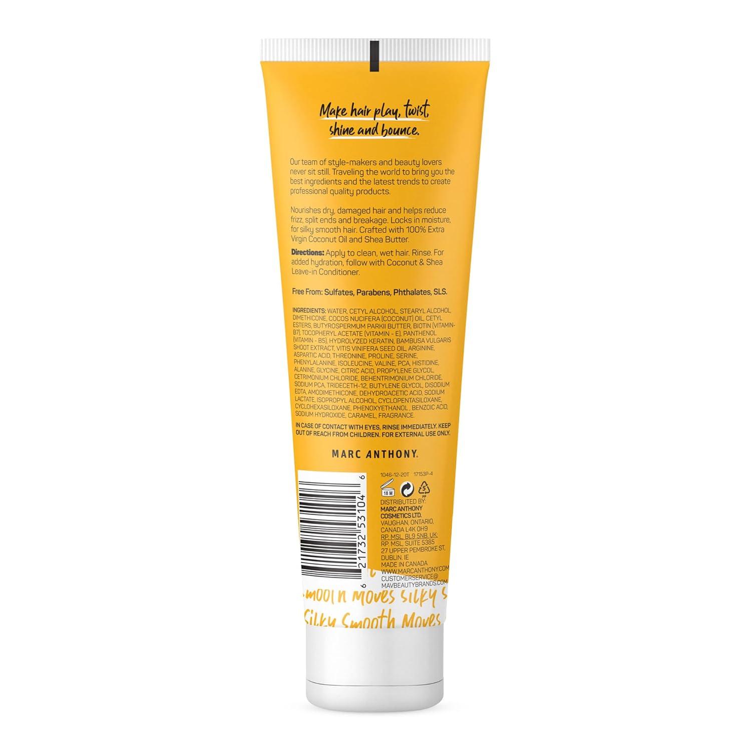 imageMarc Anthony Volumizing Conditioner with Coconut Oil amp Shea Butter Nourishing amp Hydrating Haircare with Biotin for Dry amp Damaged Hair Restore Moisture amp Protects Hair Paraben amp Sulfate FreeCoconut and Shea Conditioner