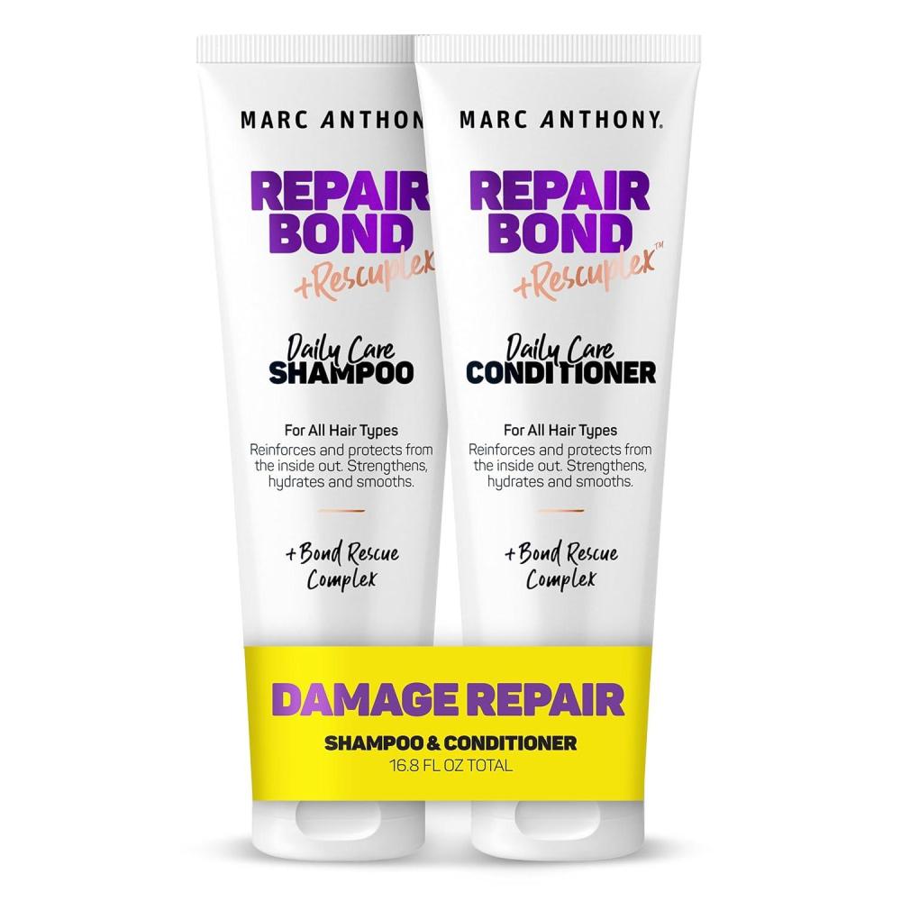 imageMarc Anthony Big Volume Hair Shampoo amp Conditioner Set for Fine Thin Hair Lightweight Volumizing Shampoo amp Conditioner for Gentle Cleansing FrizzFree amp SulfateFree Hair Care ProductRepair Bond