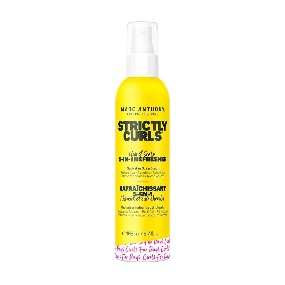 imageMarc Anthony Strictly Curls Hairspray For Curly Hair 5In1 Refresher Nourishing Formula For Moisturized Refreshed amp Healthy Scalp amp Hair From Root To Tip 57 fl ozHairspray