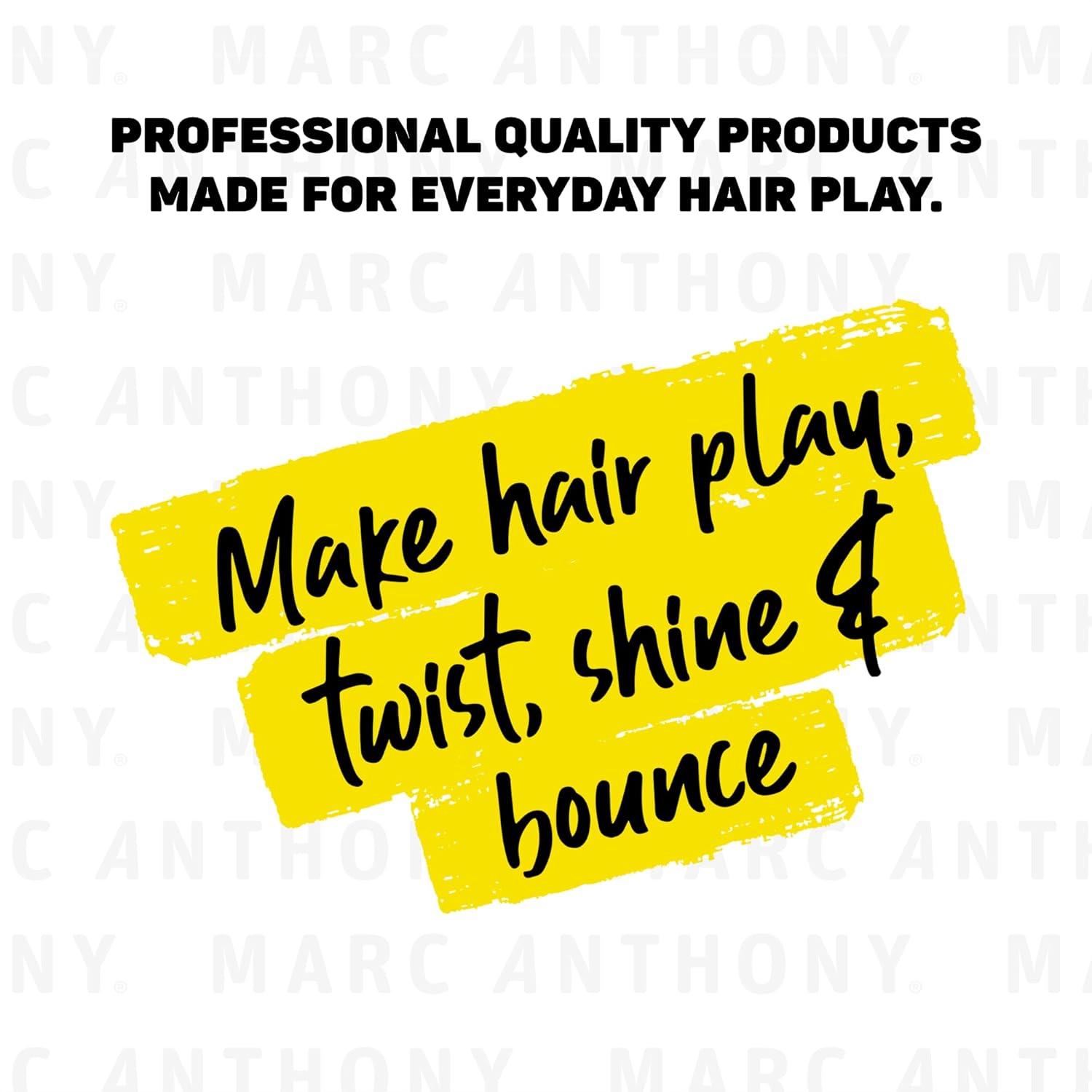 imageMarc Anthony Curly Hair Shampoo Strictly Curls 3x Moisture For Curl Defining amp Curl Enhancing Shea Butter Marula Oil Aloe Vera amp Coconut Cream Sulfate Free amp Color Safe For Dry Damaged HairStrictly Curls 3x Moisture Shampoo