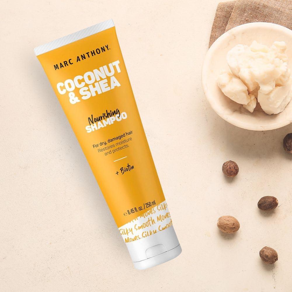 imageMarc Anthony Curly Hair Shampoo Strictly Curls 3x Moisture For Curl Defining amp Curl Enhancing Shea Butter Marula Oil Aloe Vera amp Coconut Cream Sulfate Free amp Color Safe For Dry Damaged HairCoconut and Shea Shampoo